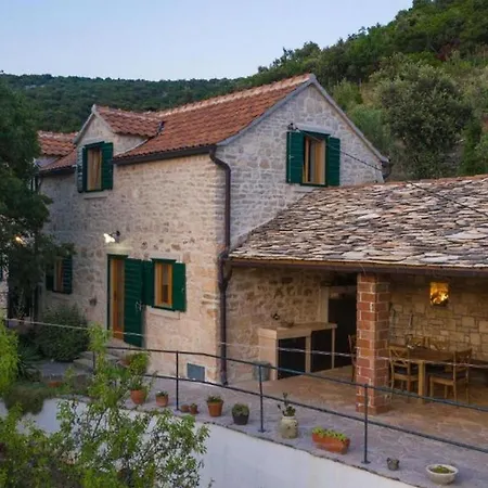 Stone Dalmatian House Modern, Stylish With Pool